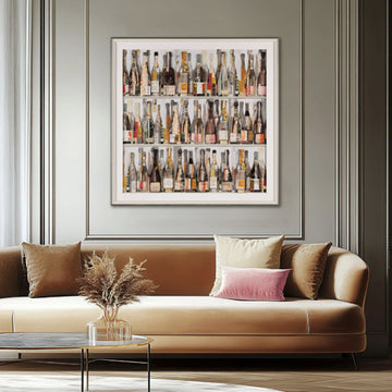Wines Of The World Framed Art by Faye Reynolds-Lydon